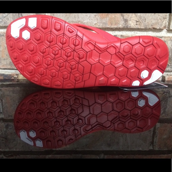 Hurley Team USA Apparel Red And White Flip Flops - Picture 3 of 5